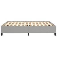 Thumbnail for Bettgestell ohne Matratze Hellgrau 140x200 cm Stoff
