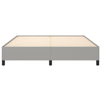 Thumbnail for Bettgestell ohne Matratze Hellgrau 180x200 cm Stoff