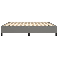 Thumbnail for Bettgestell ohne Matratze Dunkelgrau 200x200 cm Stoff
