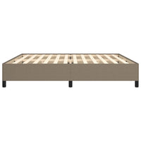 Thumbnail for Bettgestell ohne Matratze Taupe 200x200 cm Stoff