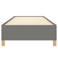 Thumbnail for Bettgestell Dunkelgrau 80x200 cm Stoff