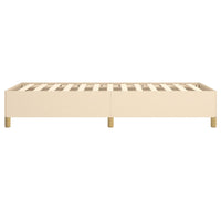 Thumbnail for Bettgestell Creme 80x200 cm Stoff