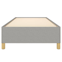 Thumbnail for Bettgestell Hellgrau 90x190 cm Stoff