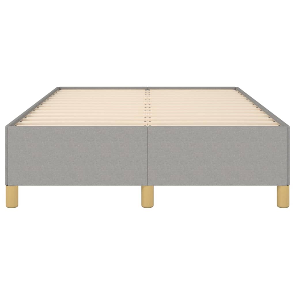 Bettgestell Hellgrau 120x200 cm Stoff