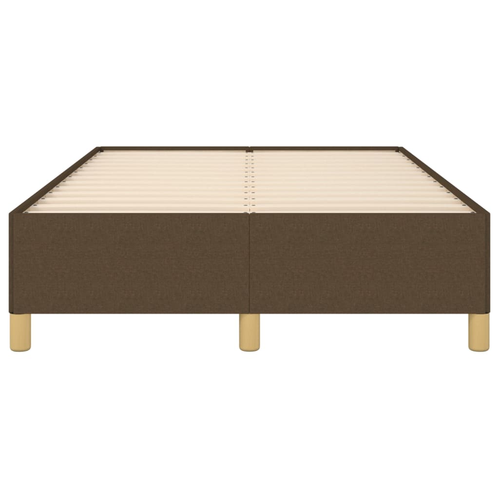 Bettgestell Dunkelbraun 120x200 cm Stoff