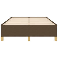 Thumbnail for Bettgestell Dunkelbraun 120x200 cm Stoff