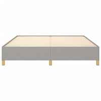 Thumbnail for Bettgestell ohne Matratze Hellgrau 160x200 cm Stoff