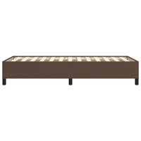 Thumbnail for Bettgestell Braun 80x200 cm Kunstleder