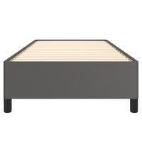 Thumbnail for Bettgestell Grau 80x200 cm Kunstleder