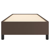 Thumbnail for Bettgestell Braun 90x190 cm Kunstleder