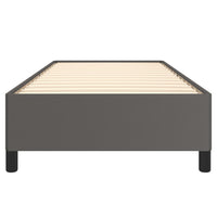 Thumbnail for Bettgestell Grau 90x190 cm Kunstleder