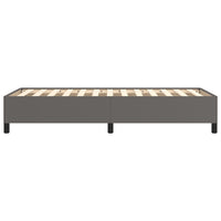 Thumbnail for Bettgestell Grau 90x190 cm Kunstleder