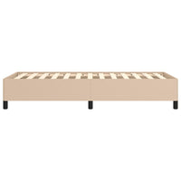 Thumbnail for Bettgestell Cappuccino-Braun 100x200 cm Kunstleder