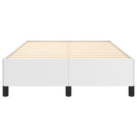 Thumbnail for Bettgestell Weiß 120x200 cm Kunstleder