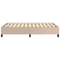 Thumbnail for Bettgestell Cappuccino-Braun 120x200 cm Kunstleder