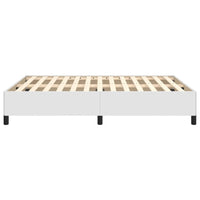 Thumbnail for Bettgestell Weiß 140x200 cm Kunstleder