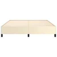 Thumbnail for Bettgestell Creme 180x200 cm Kunstleder