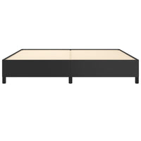 Thumbnail for Bettgestell Schwarz 200x200 cm Kunstleder