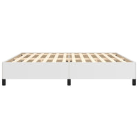 Thumbnail for Bettgestell Weiß 200x200 cm Kunstleder