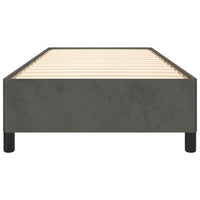 Thumbnail for Bettgestell Dunkelgrau 80x200 cm Samt