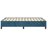 Thumbnail for Bettgestell Dunkelblau 120x200 cm Samt
