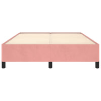 Thumbnail for Bettgestell Rosa 140x190 cm Samt