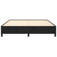 Thumbnail for Bettgestell Schwarz 160x200 cm Samt