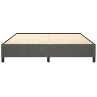 Thumbnail for Bettgestell Dunkelgrau 180×200 cm Samt