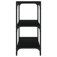 Thumbnail for Bücherregal Schwarz 40x33x70,5 cm Holzwerkstoff und Stahl