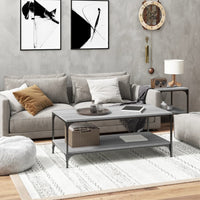 Thumbnail for Couchtisch Grau Sonoma 100x50x40 cm Holzwerkstoff
