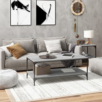 Thumbnail for Couchtisch Grau Sonoma 80x50x40 cm Holzwerkstoff