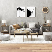Thumbnail for Beistelltische 2 Stk. Sonoma-Eiche 40x40x40 cm Holzwerkstoff