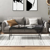 Thumbnail for Couchtisch Schwarz 80x50x35 cm Holzwerkstoff