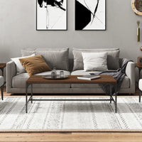 Thumbnail for Couchtisch Braun Eichen-Optik 80x50x35 cm Holzwerkstoff