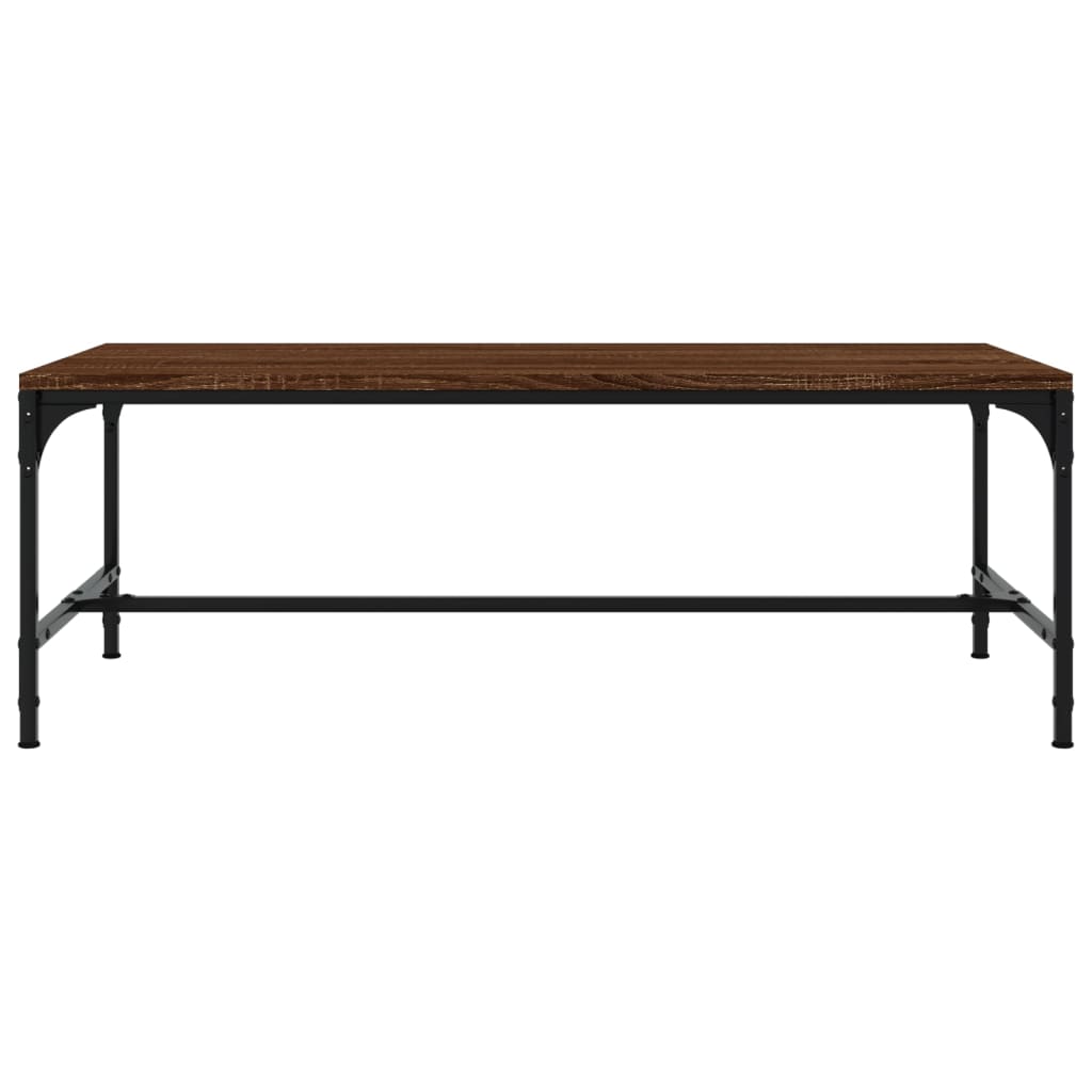 Couchtisch Braun Eichen-Optik 80x50x35 cm Holzwerkstoff