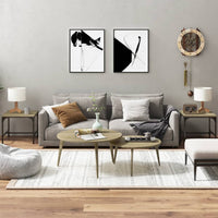 Thumbnail for Beistelltische 2 Stk. Sonoma-Eiche 40x40x35 cm Holzwerkstoff