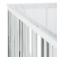 Thumbnail for Couchtisch 100x100x50 cm Edelstahl und Glas
