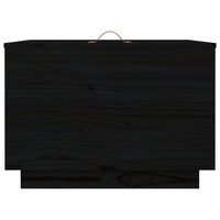 Thumbnail for Aufbewahrungsboxen mit Deckeln 3 Stk. Schwarz Massivholz Kiefer