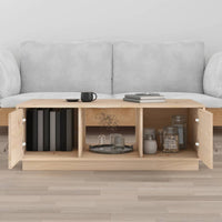 Thumbnail for vidaXL Couchtisch 100x50x35 cm Massivholz Kiefer
