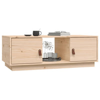 Thumbnail for vidaXL Couchtisch 100x50x35 cm Massivholz Kiefer