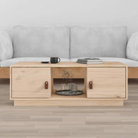 Thumbnail for vidaXL Couchtisch 100x50x35 cm Massivholz Kiefer