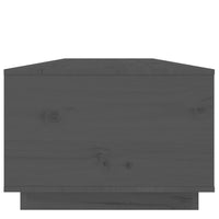 Thumbnail for Couchtisch Grau 100x50x35 cm Massivholz Kiefer