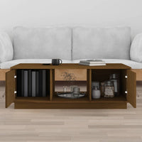 Thumbnail for Couchtisch Honigbraun 100x50x35 cm Massivholz Kiefer
