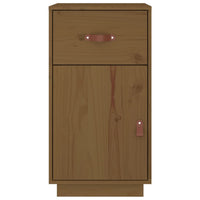 Thumbnail for Schreibtisch-Schrank Honigbraun 40x50x75 cm Massivholz Kiefer