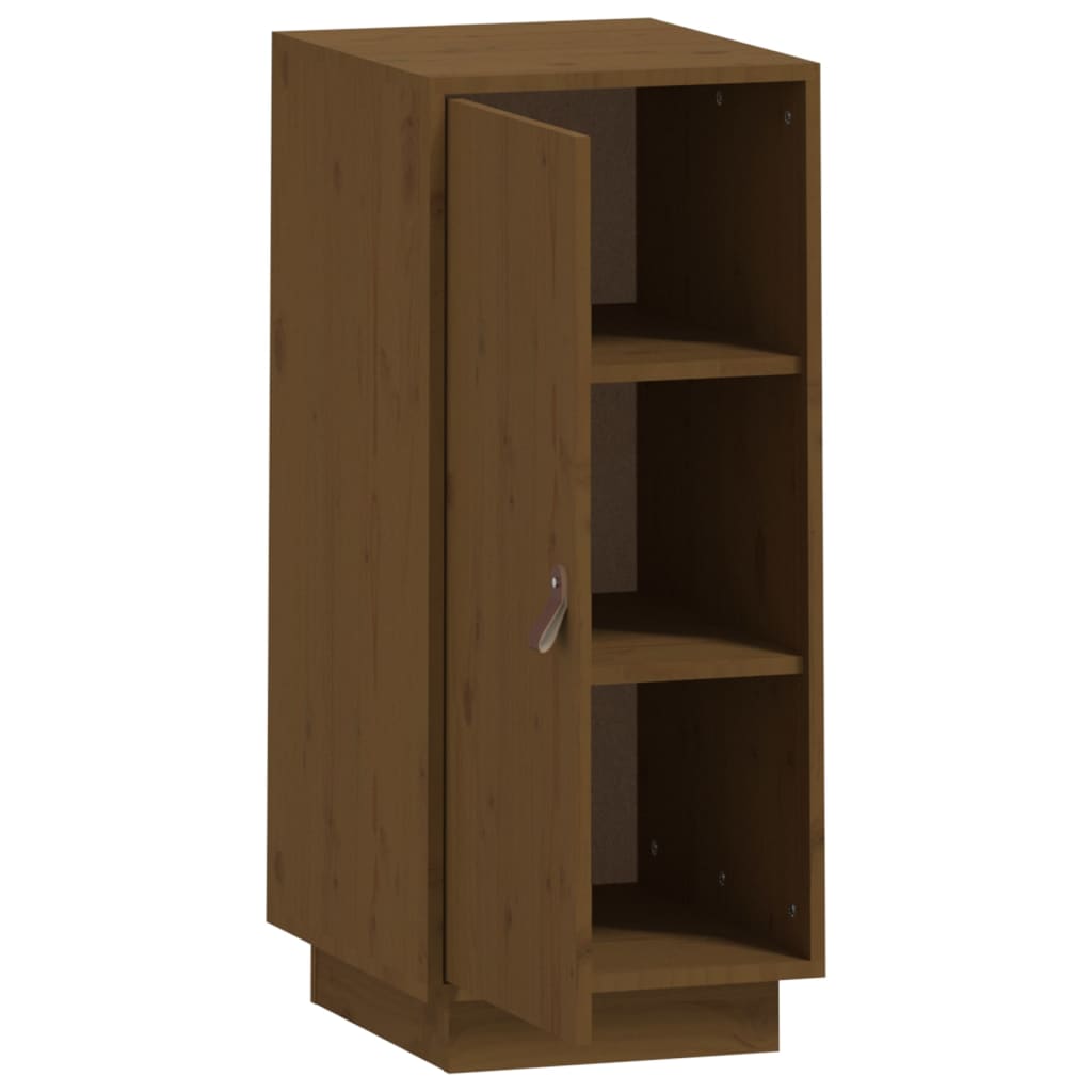 Sideboard Honigbraun 34x40x75 cm Massivholz Kiefer