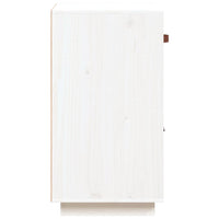 Thumbnail for Sideboard Weiß 34x40x75 cm Massivholz Kiefer
