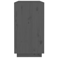 Thumbnail for Sideboard Grau 100x40x75 cm Massivholz Kiefer