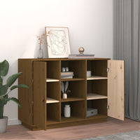 Thumbnail for Sideboard Honigbraun 100x40x75 cm Massivholz Kiefer