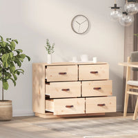 Thumbnail for Sideboard 100x40x75 cm Massivholz Kiefer