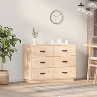 Thumbnail for Sideboard 100x40x75 cm Massivholz Kiefer
